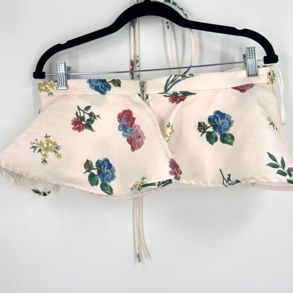 NWT Revolve Endless Rose Halter Crop Top Penelia Print Size Medium - Picture 2 of 8